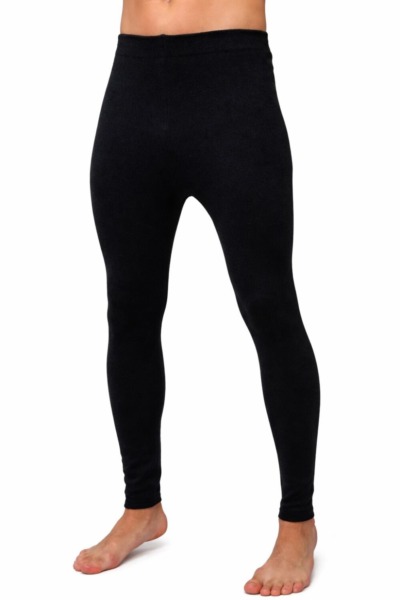 Black Men's Cashmere Legging