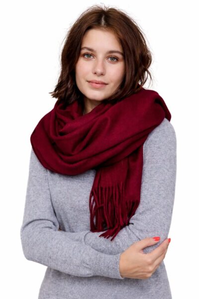 Maroon Cashmere Scarf