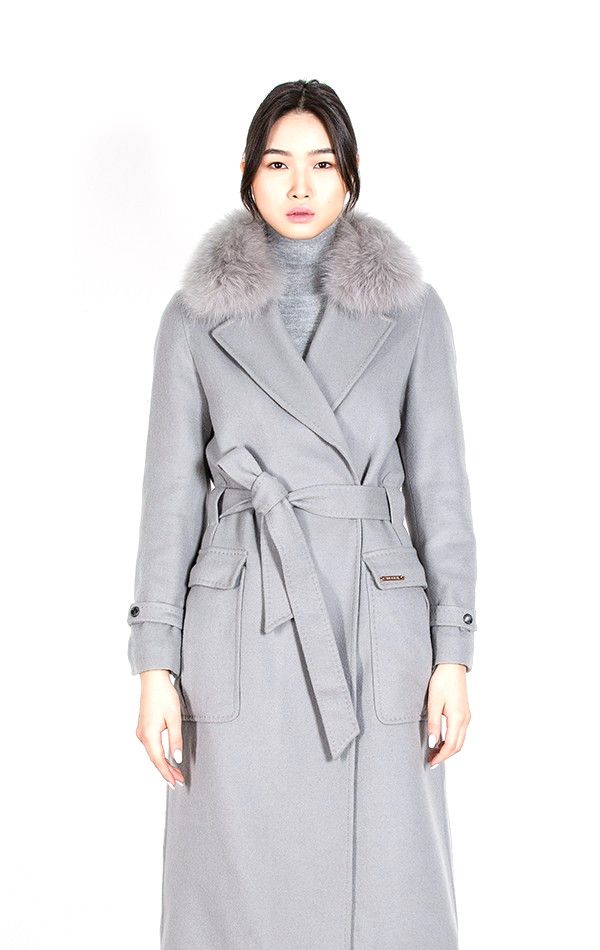 Gray Winter Coat Women 1
