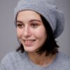 Gray | Gray Cashmere Beret Hat