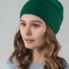 Green | Green Cashmere Hat