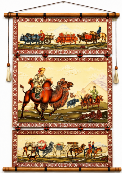 Leather Wall Hanging Art