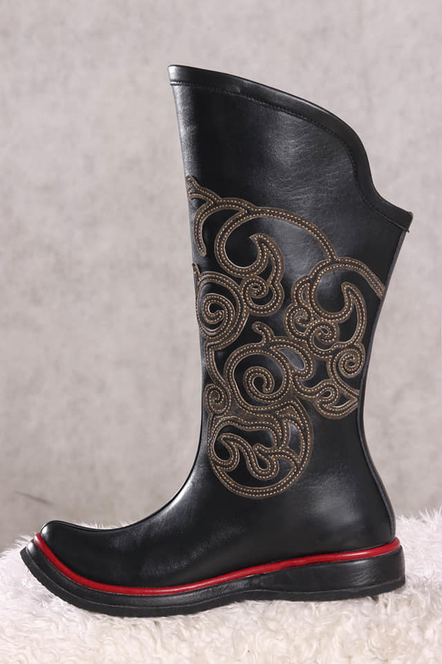 Cowhide 14 th Century Boots 2