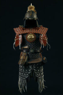 Mongolian Warrior’s Armor with Sword (Front)