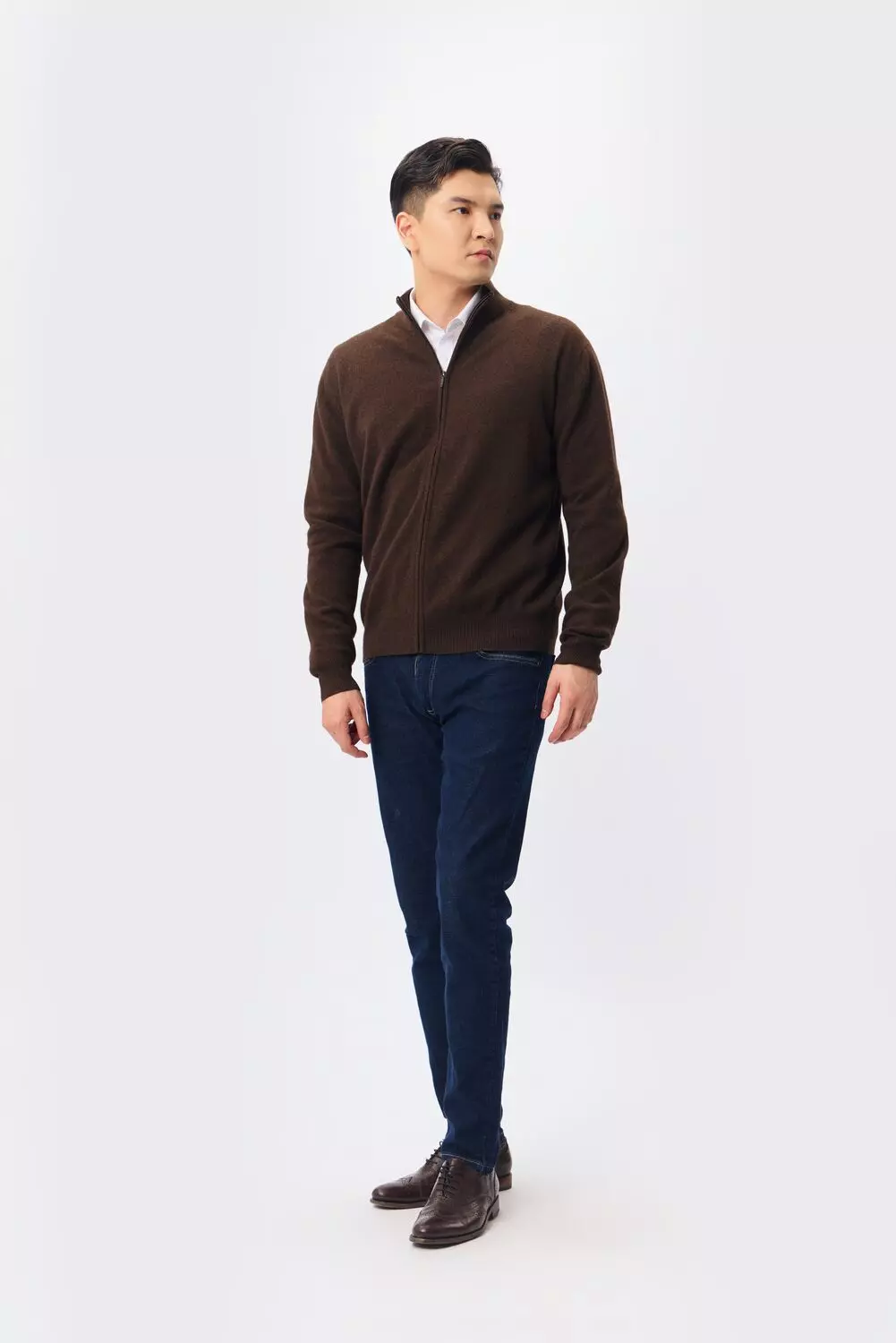 Men's Yak Wool Cardigan | Mongulai