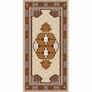 Traditional Pattern Pure Wool Carpet (100×200 cm)