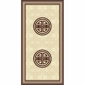 Traditional Pattern Wool Carpet (100×200 cm)