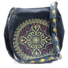 Black | Black Kazakh embroided Bag