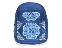 Blue Kazakh Embroided Backpack 3