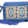 Blue | Blue Kazakh embroided Small Bag
