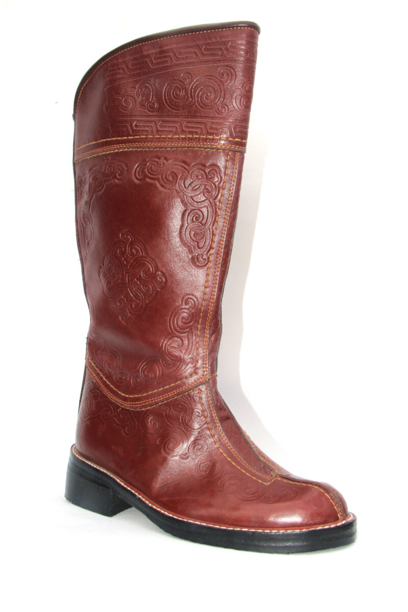 Brown Leather Boots K6 right