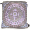 Gray | Gray Kazakh embroided crossbody bag