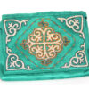 Green | Green Kazakh embroided Handbag