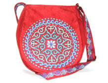 Red Kazakh Embroided Bag