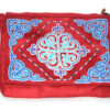 Red | Red Kazakh embroided Handbag