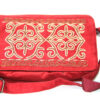 Red | Red Kazakh embroided Small Bag