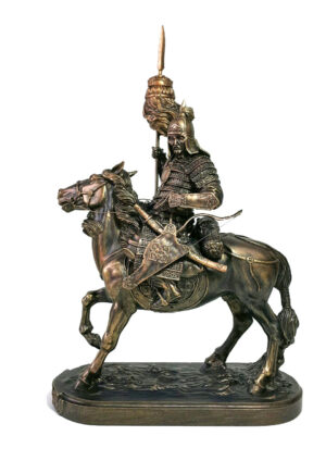 Mongolian Warrior Sculpture