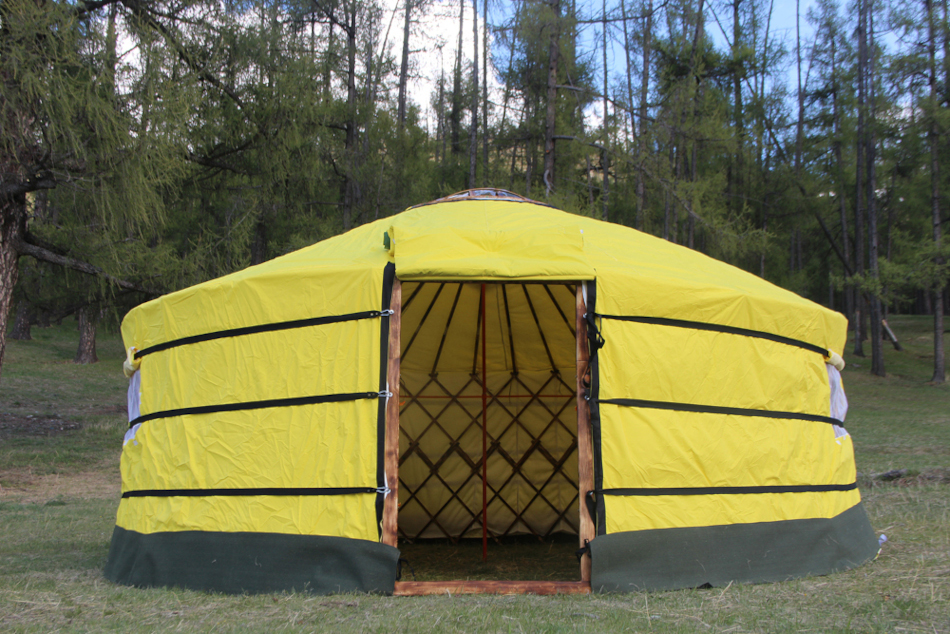Yellow Camping Yurt