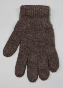 Dark Brown Adult's Wool Gloves