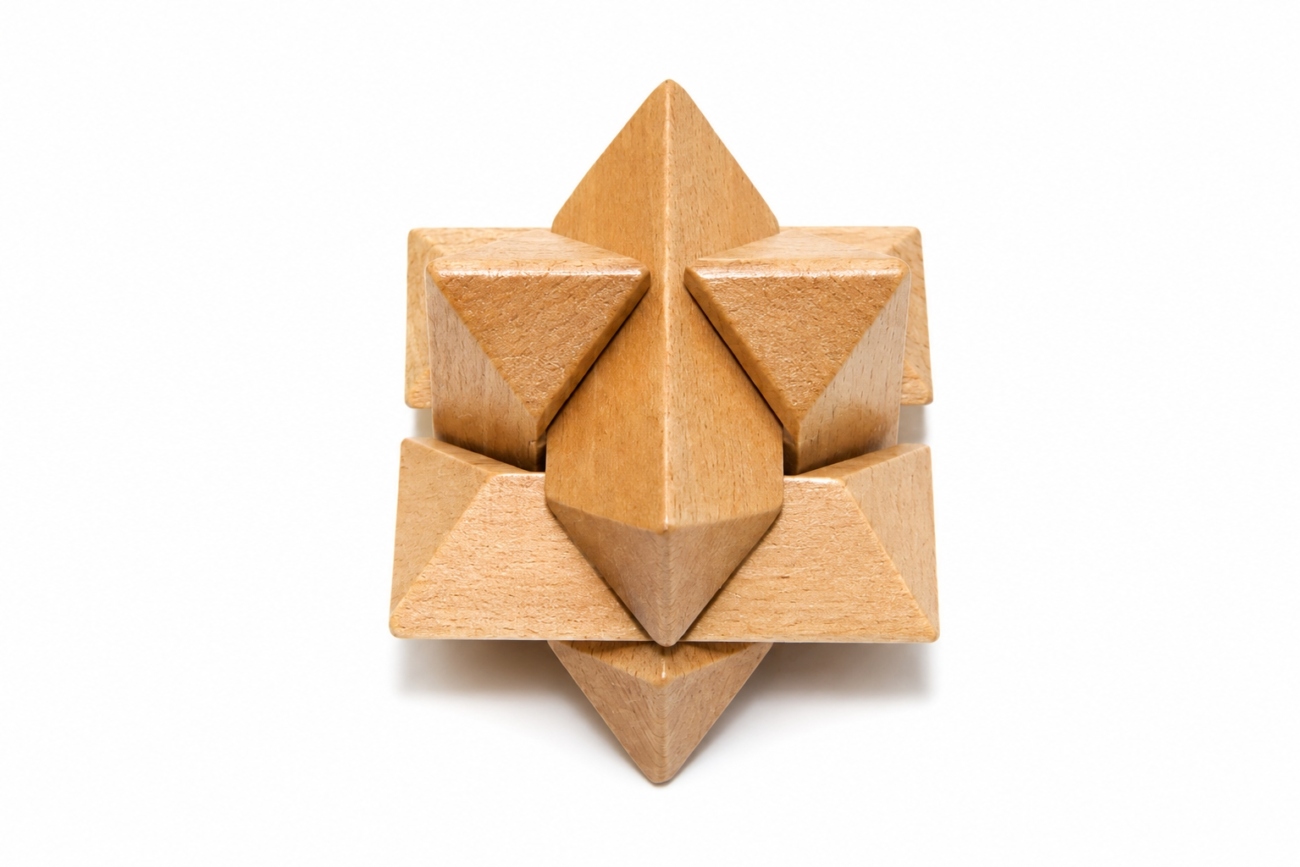 6 wood puzzle 6 wood puzzle