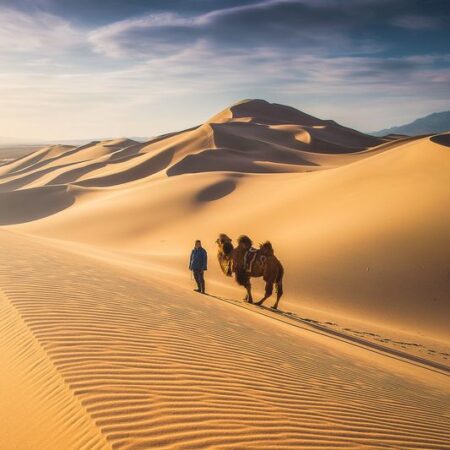 The beauty of the Gobi Desert