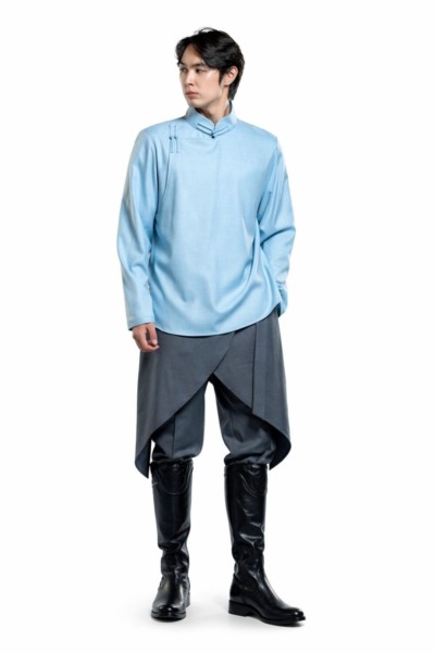 Light Blue Men's Deel Shirt
