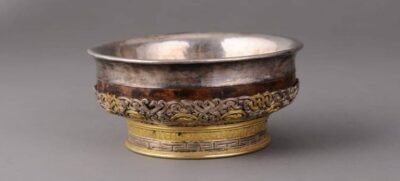 Carved Silver Bowl