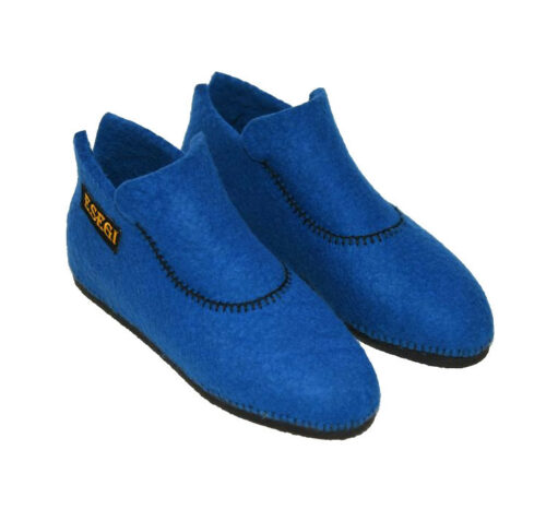 Blue Felt Shoes