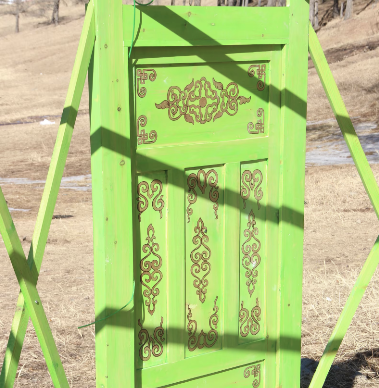 Door Pattern of Glamping Yurt