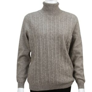 Gray Women's Yak Wool Sweater