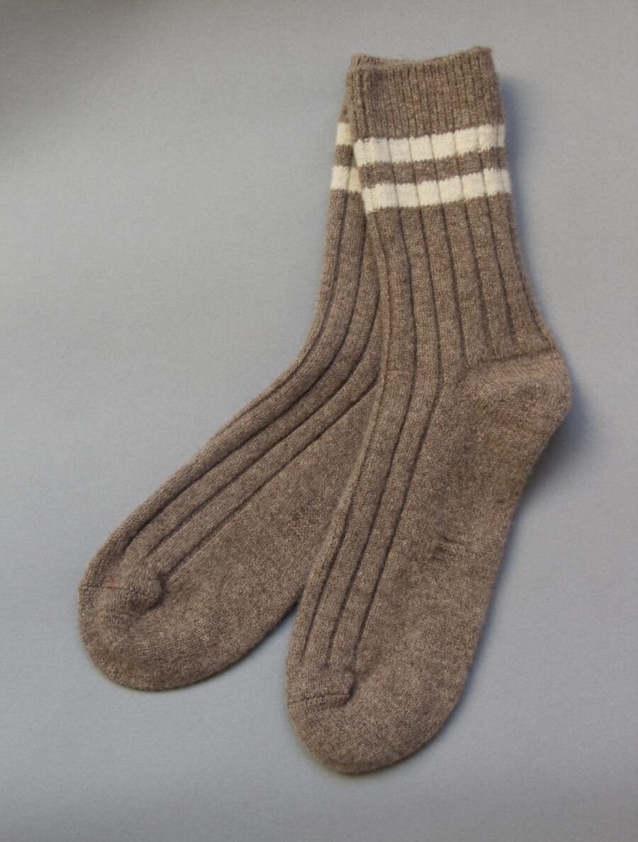 Brown Cashmere Socks