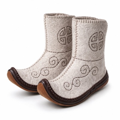 Handmade Felt Boots