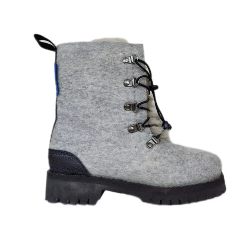 Gray Felt Boots 3