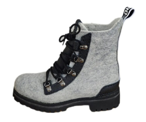 Gray Felt Boots K3