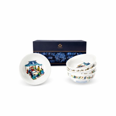Mongolian Festival themed Tea Bowls