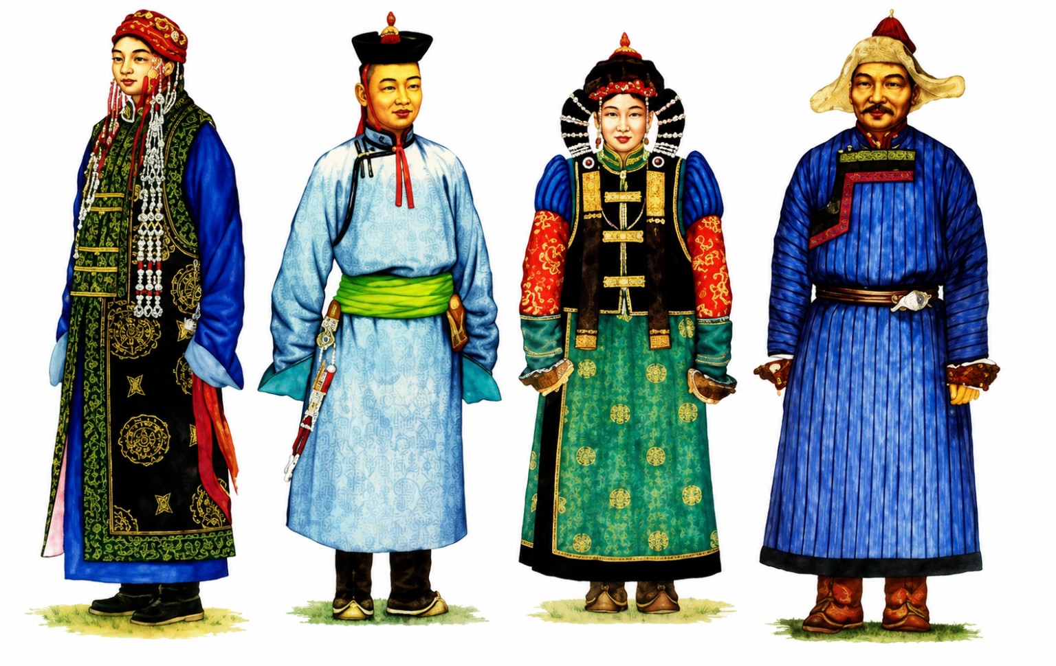 What Is a Mongolian Deel? History, Design and Buying Guide 2 Modern Mongolian deel design
