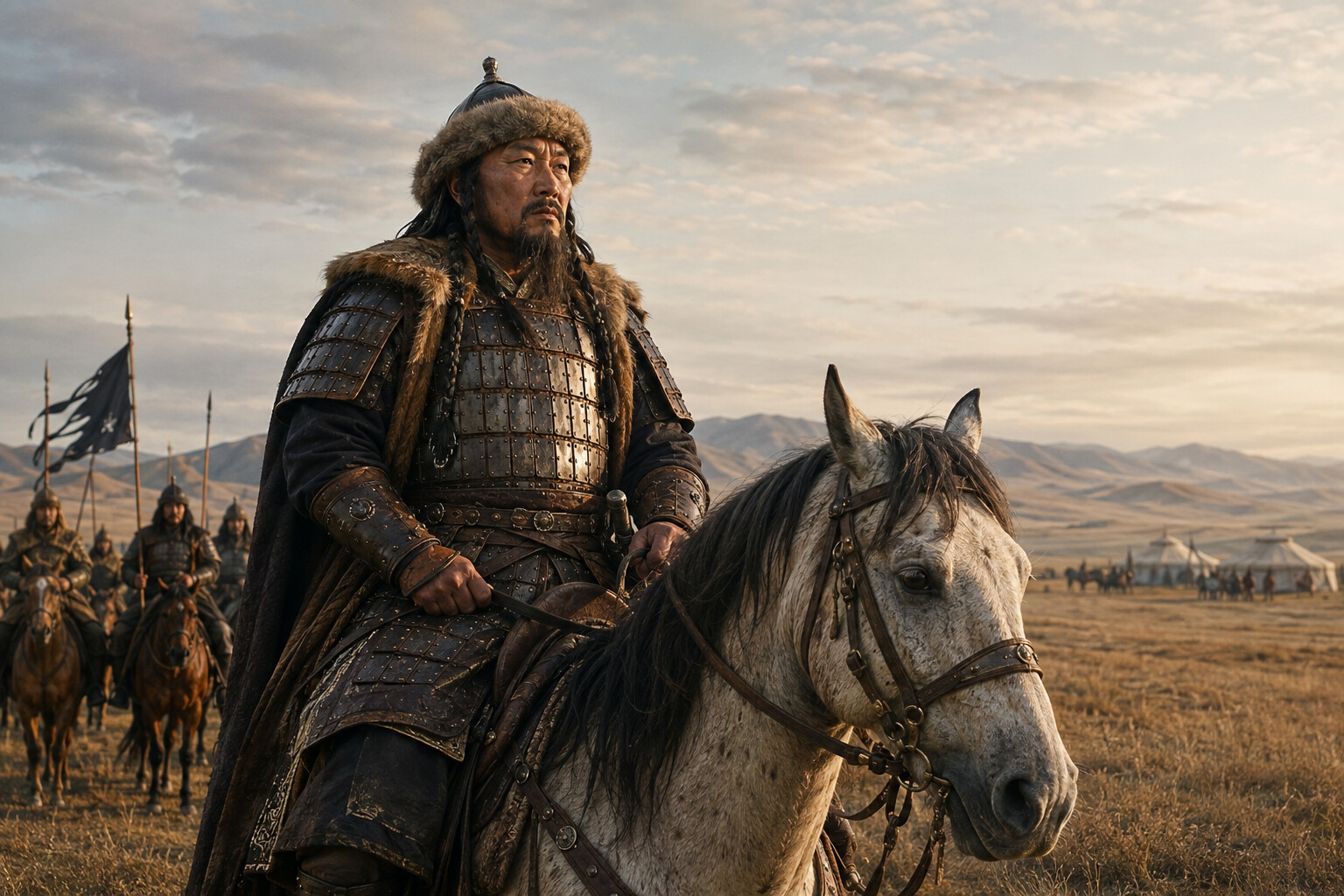 10 Facts About Genghis Khan: Life, Empire and Legacy 28 Historical illustration of Genghis Khan on horseback